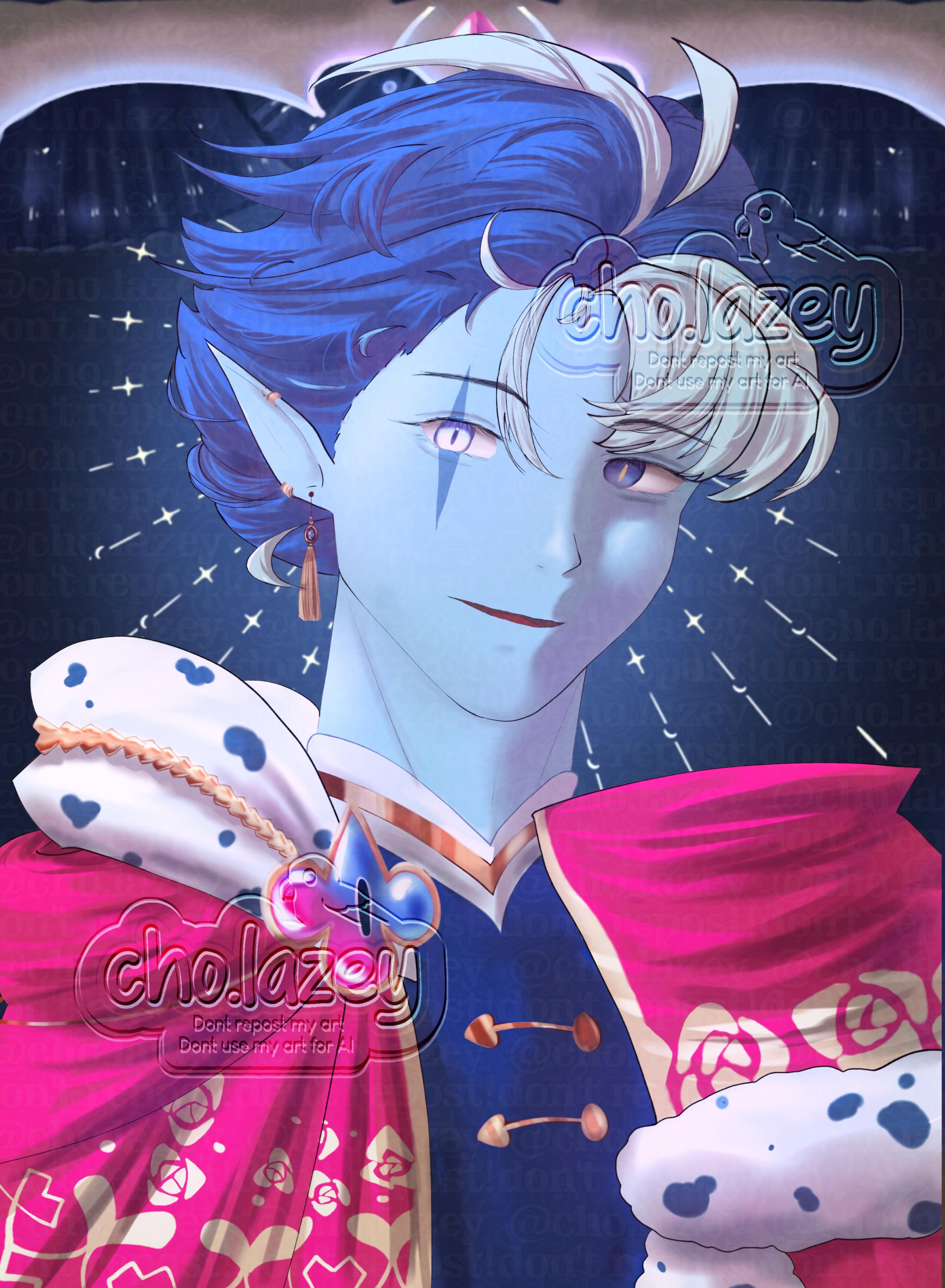  Portrait Illustration- Shadow Milk