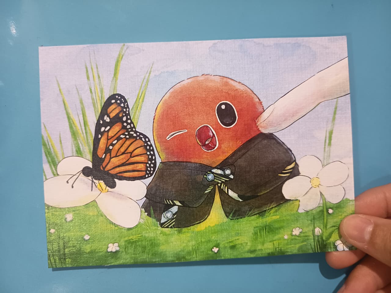 Cookie the Lovebird Artprint