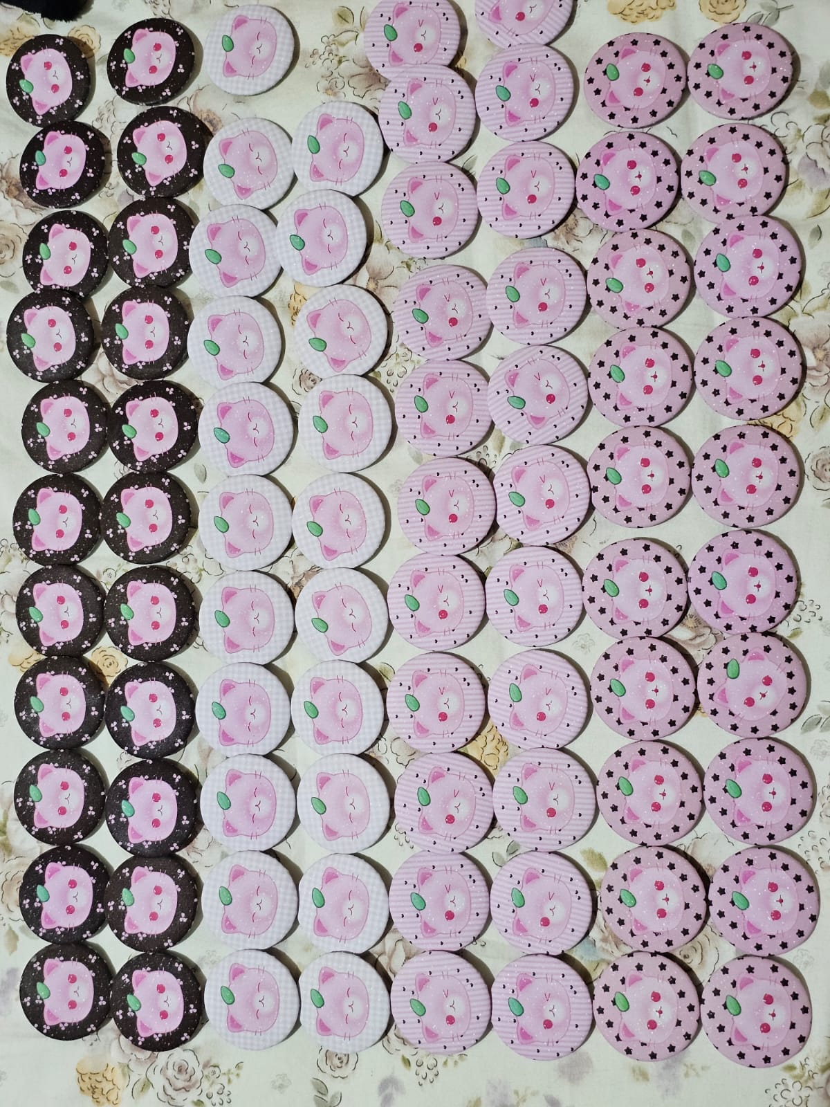 Custom button pin 44mm