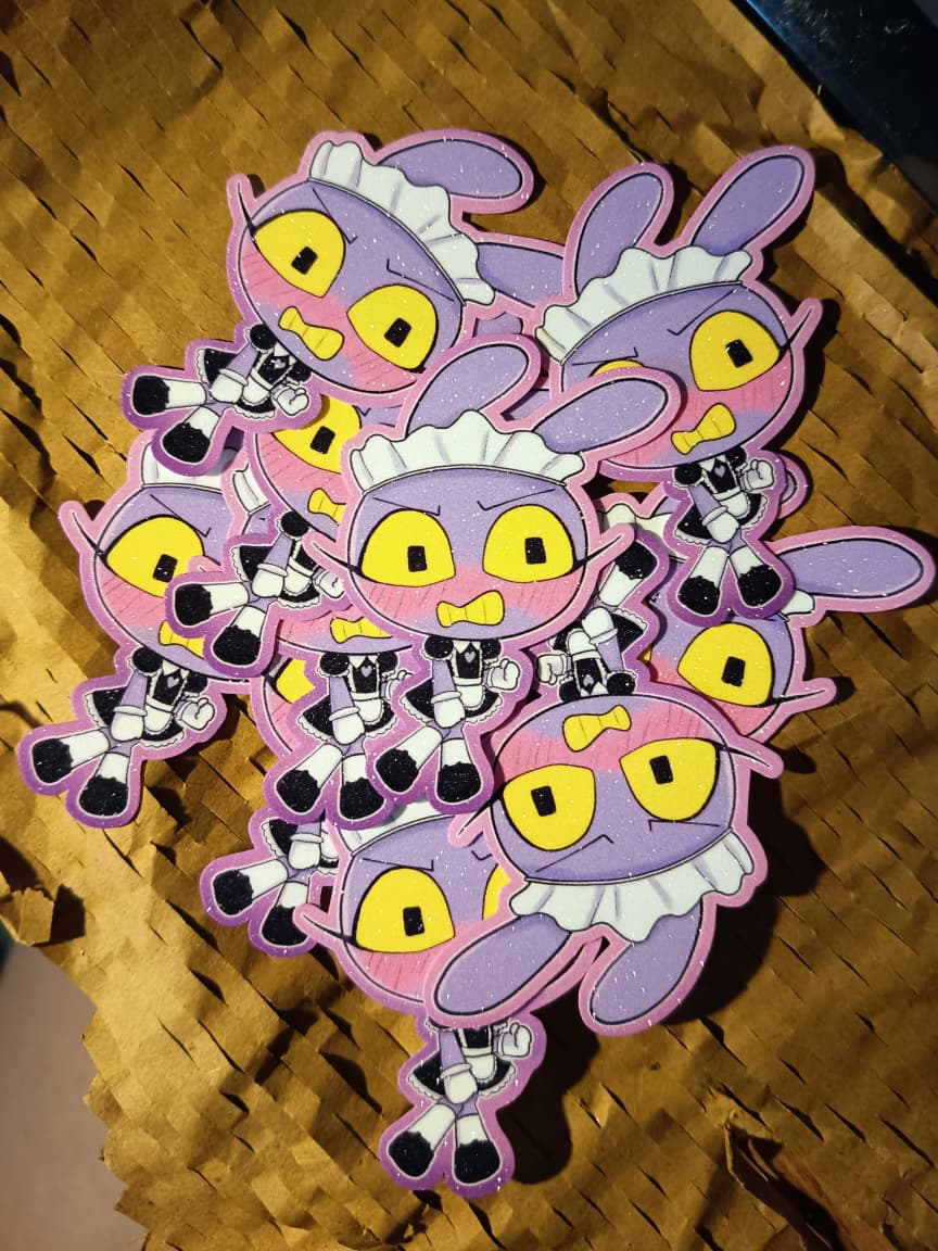 TADC JaxMaid glitter stickers