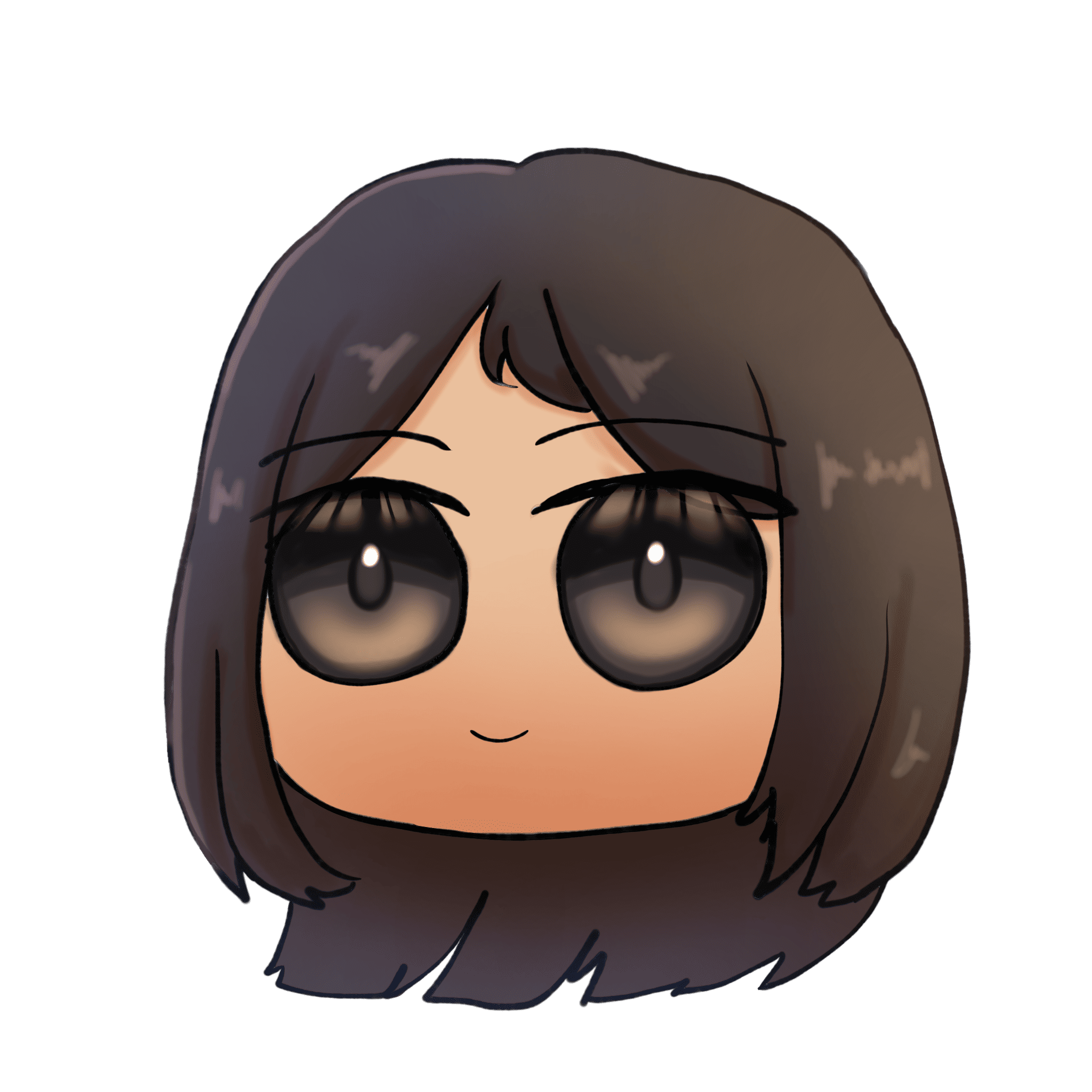 Commission headshot simple Chibi